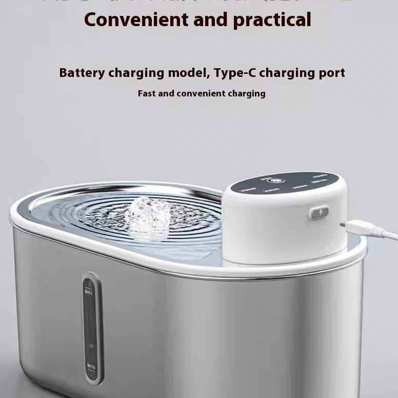 Infrared Sensor Steel Pet Hydration Station
