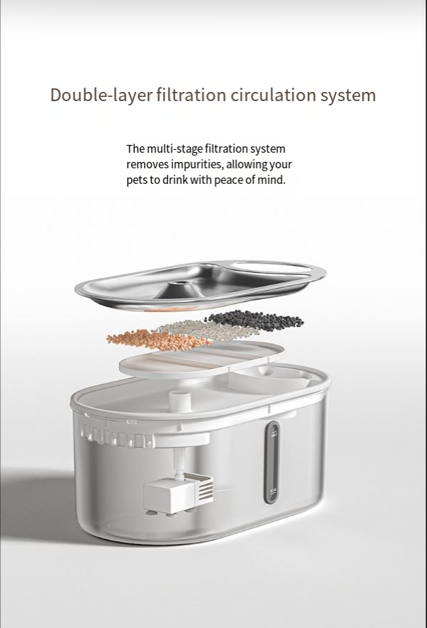 Infrared Sensor Steel Pet Hydration Station