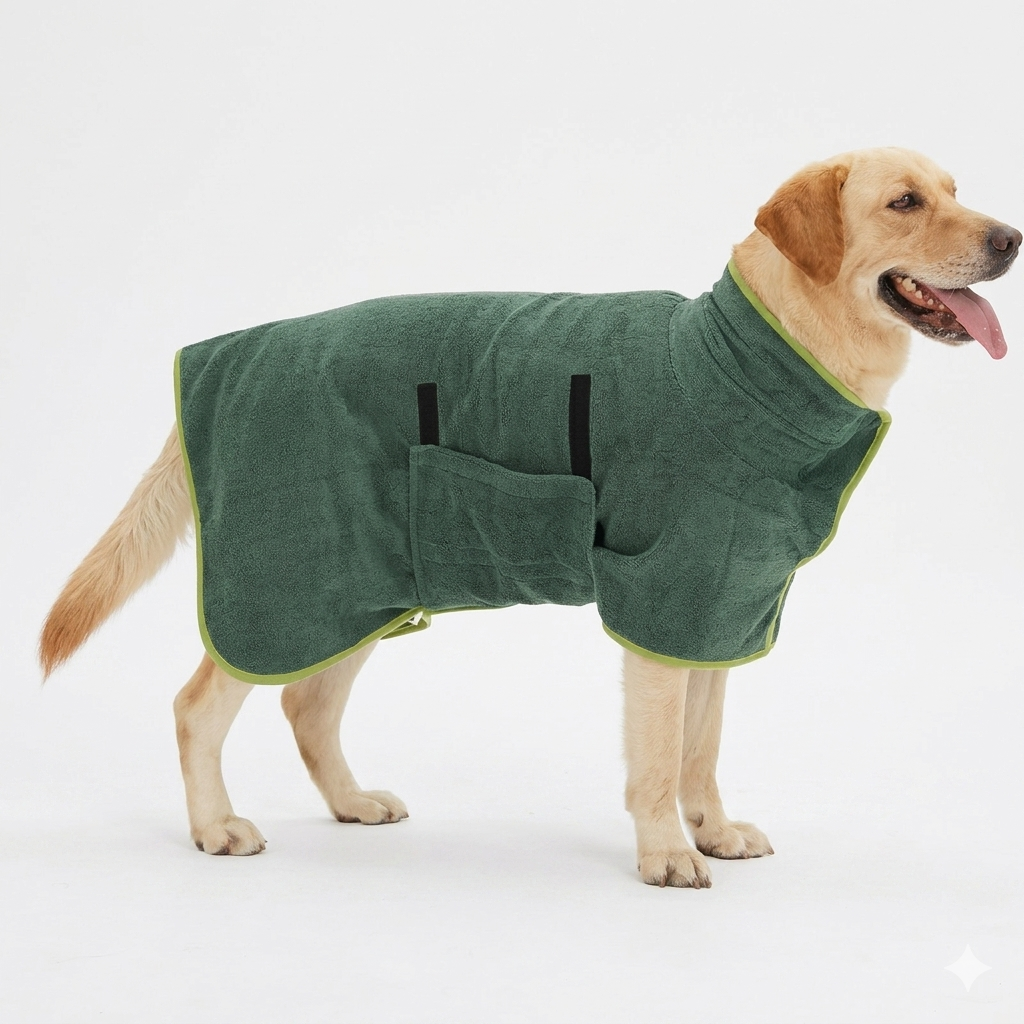 Canine Comfort Ultra-Absorbent Bathrobe