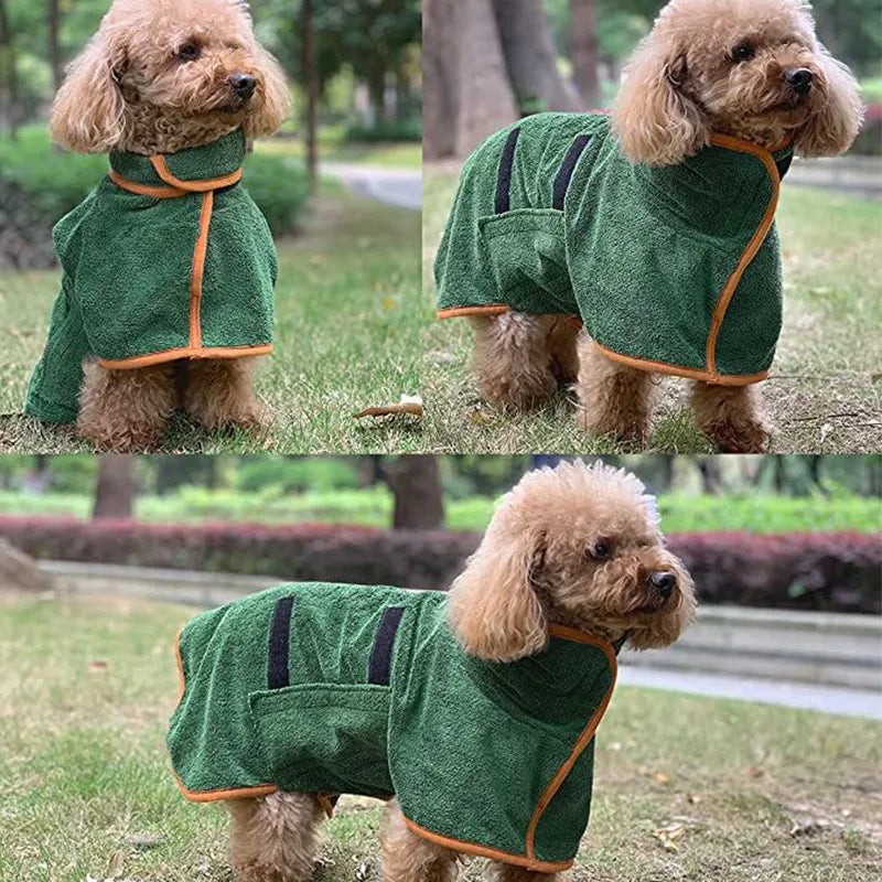 Canine Comfort Ultra-Absorbent Bathrobe