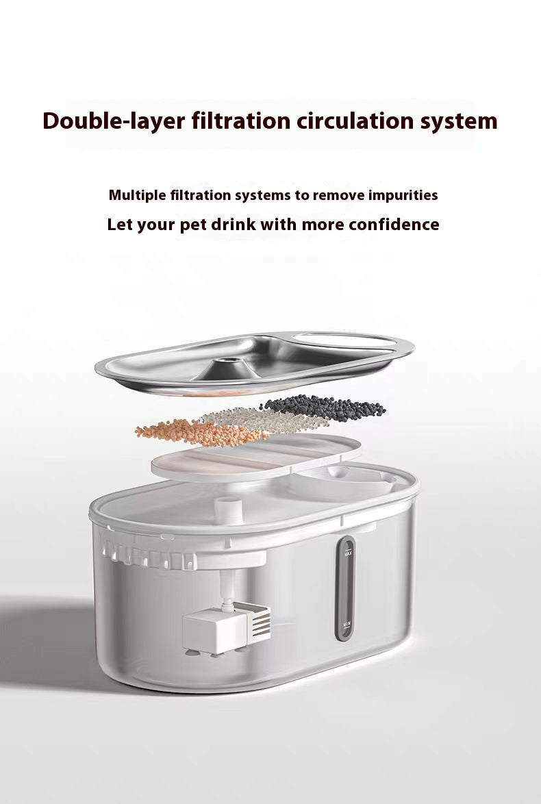 Infrared Sensor Steel Pet Hydration Station