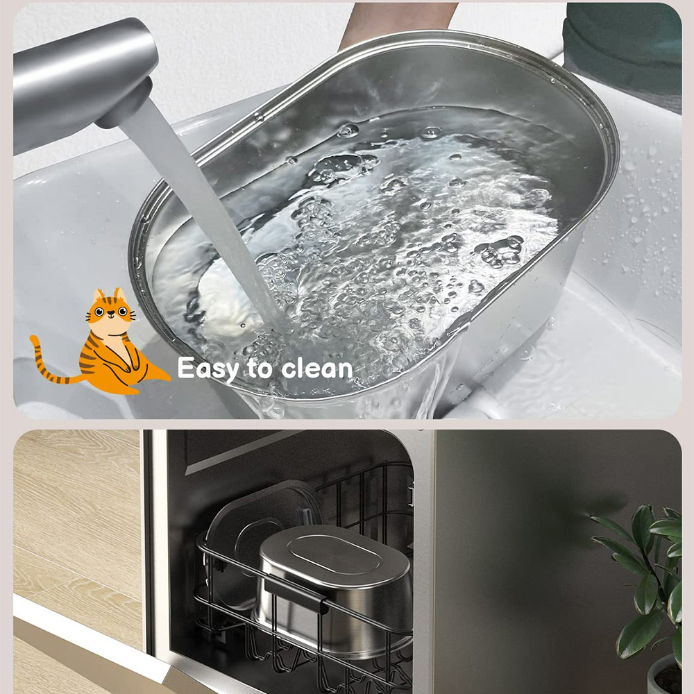 Elegant Metal Pet Water Fountain